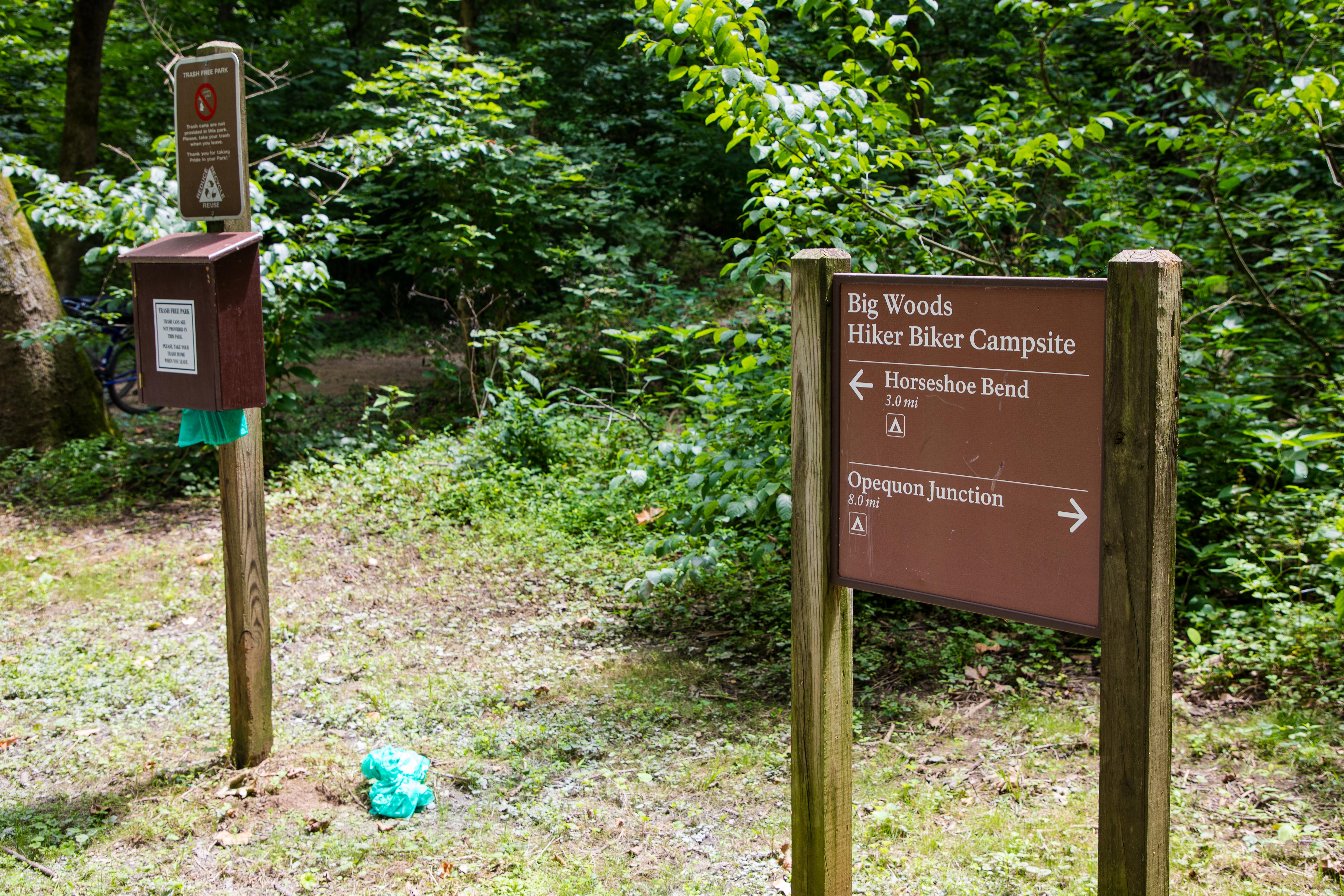 Big Woods Hiker-Biker Overnight (HBO) Campsite photo