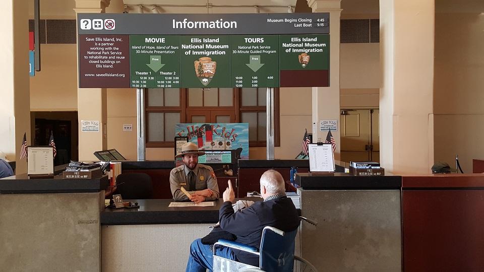 Ellis Island Information Desk photo 2