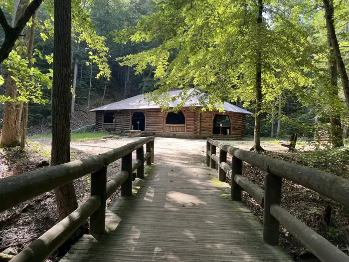 CAVE MOUNTAIN LAKE GROUP PICNIC SHELTER photo