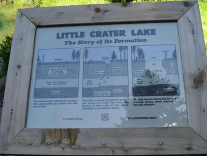 LITTLE CRATER LAKE photo