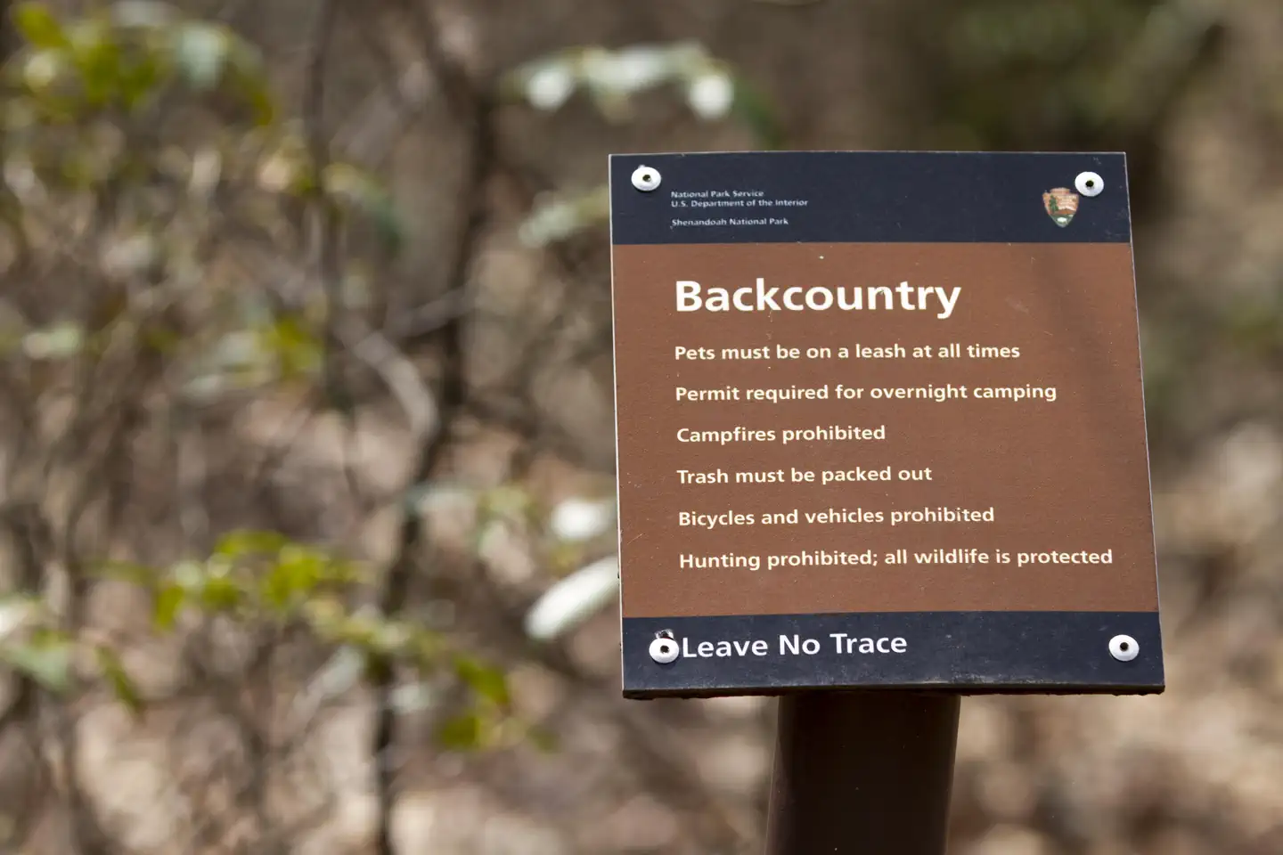 Shenandoah National Park Backcountry Permits photo 3